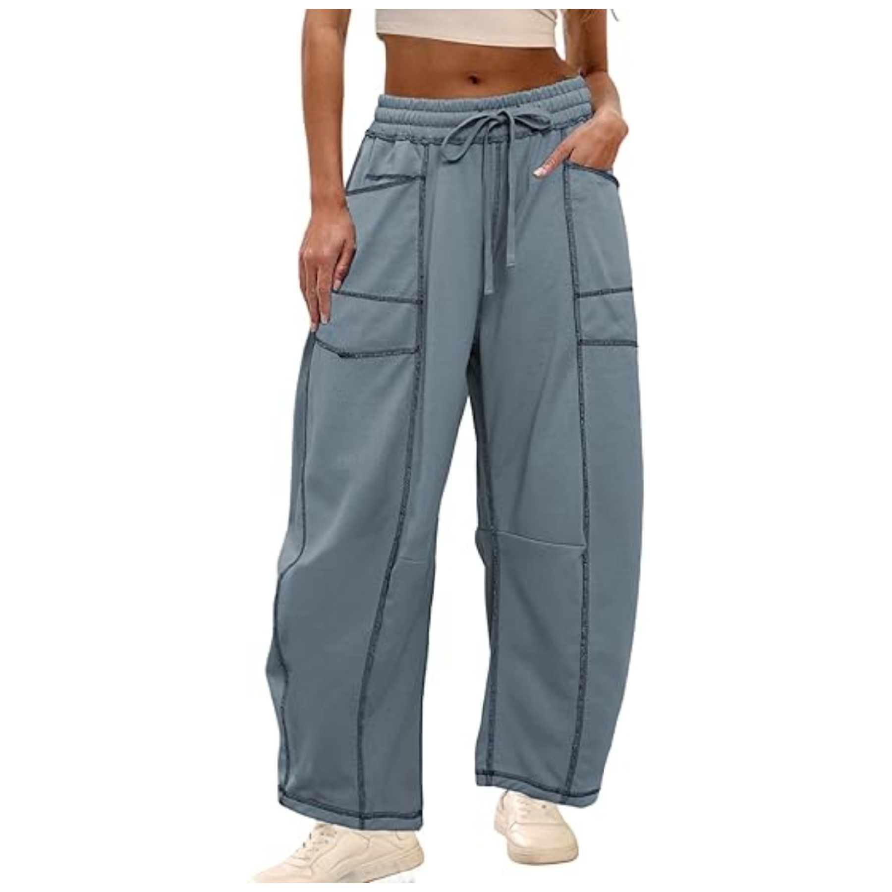 Womens Baggy Barrel Pants 18