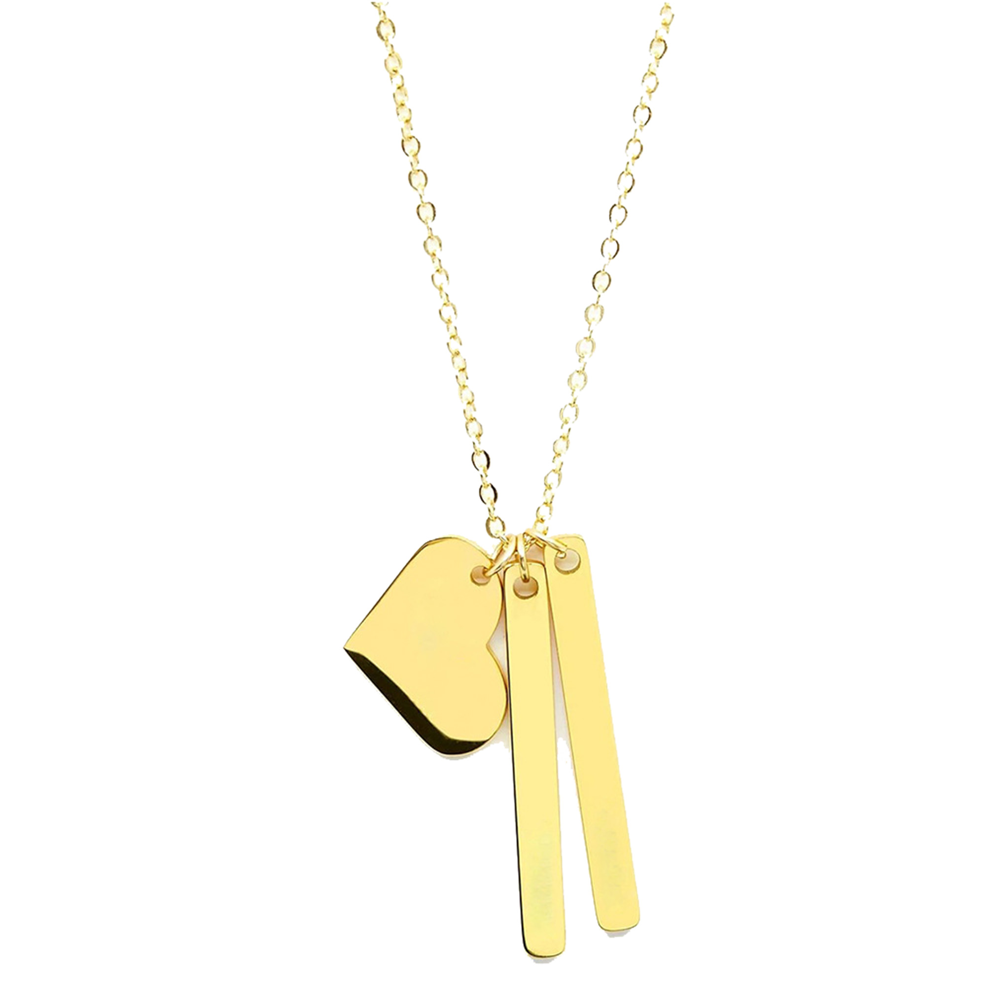 MOQ100 Engraved Heart-Shaped Necklace For Mother's Day 4