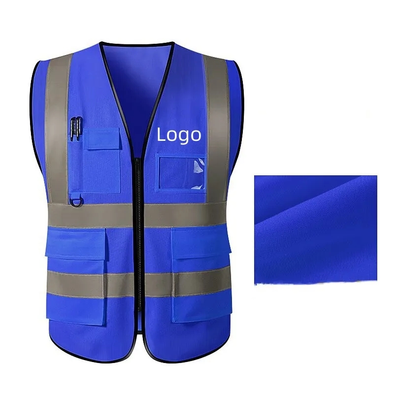 REFLECTIVE SAFETY VEST W/POCKETS 2