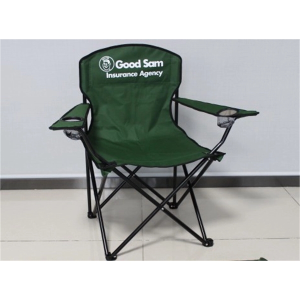 Beach Camping Chair with Double Cup Holders 3
