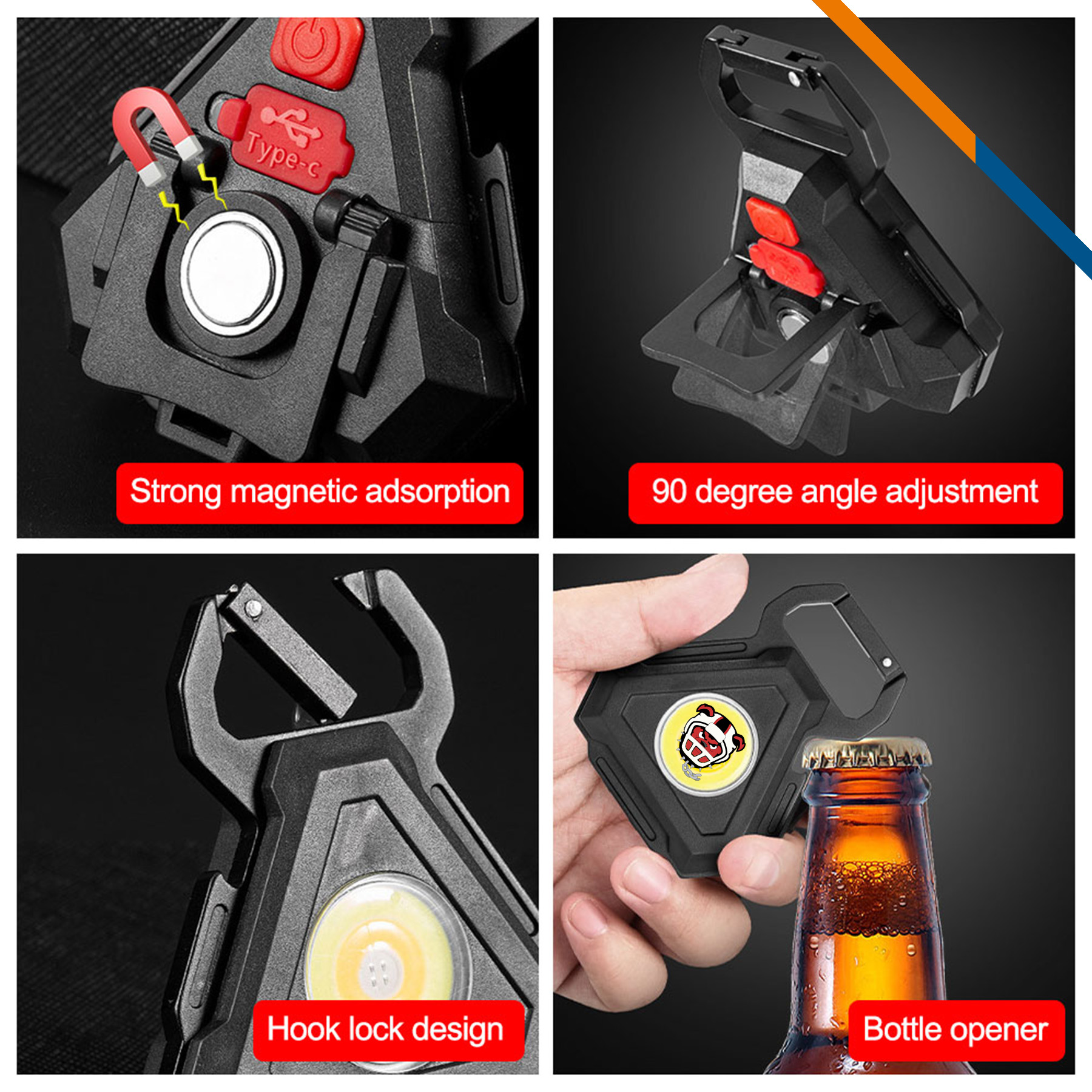Lork COB Flashlight 5