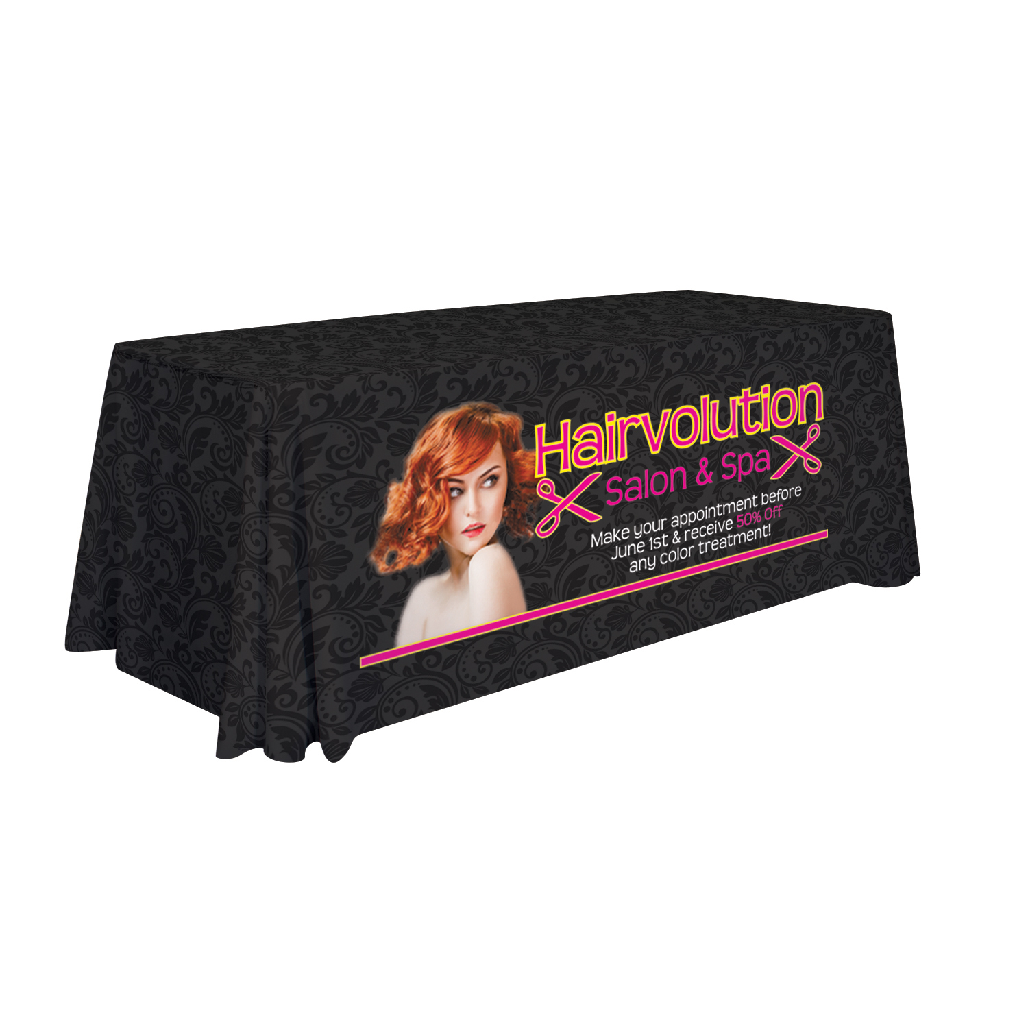 6' Standard Table Throw (Full-Color Full Bleed) 2