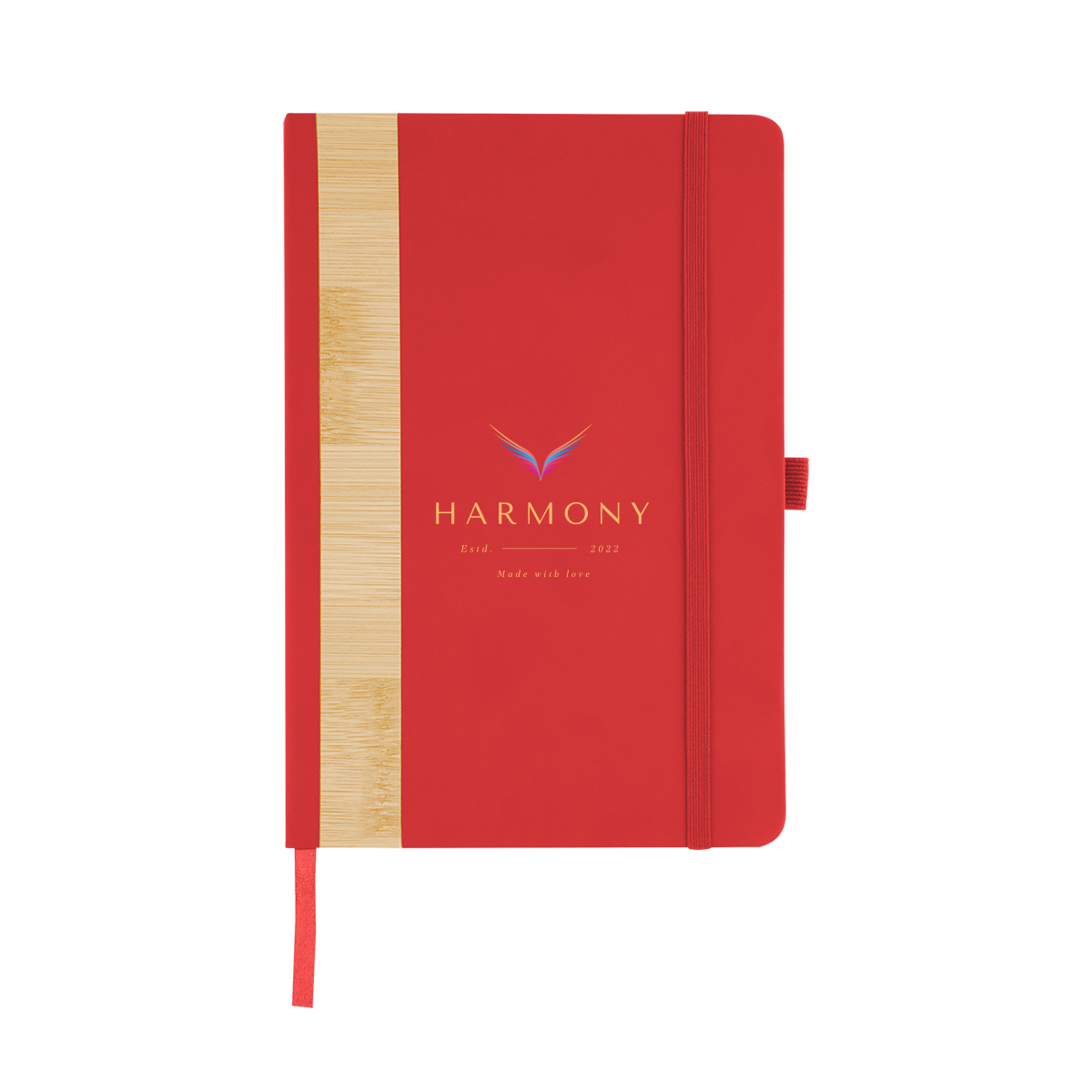 Recycled PU And Bamboo Accent Journal 6