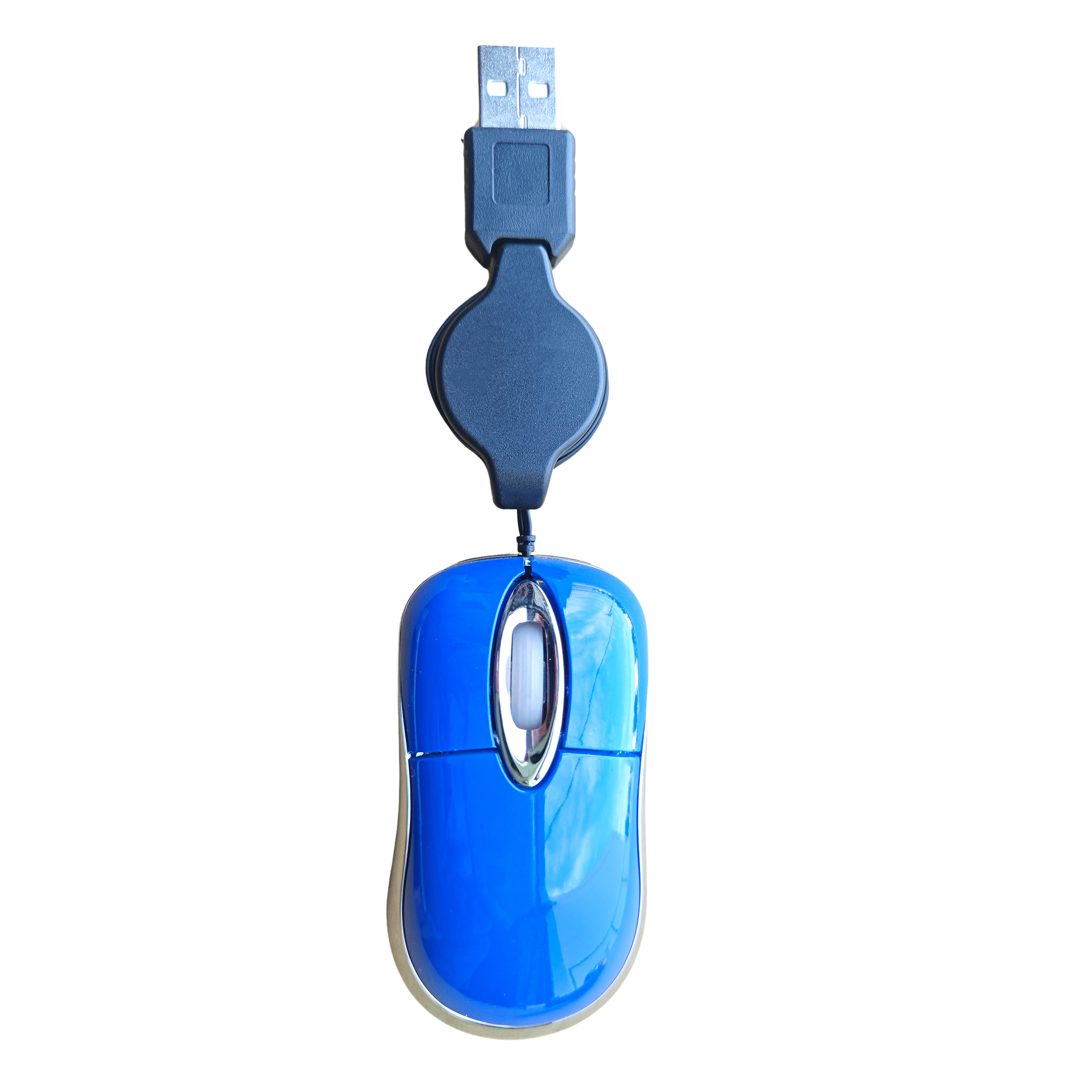 3D Super Mini Optical Mouse with Retractable Cord 5