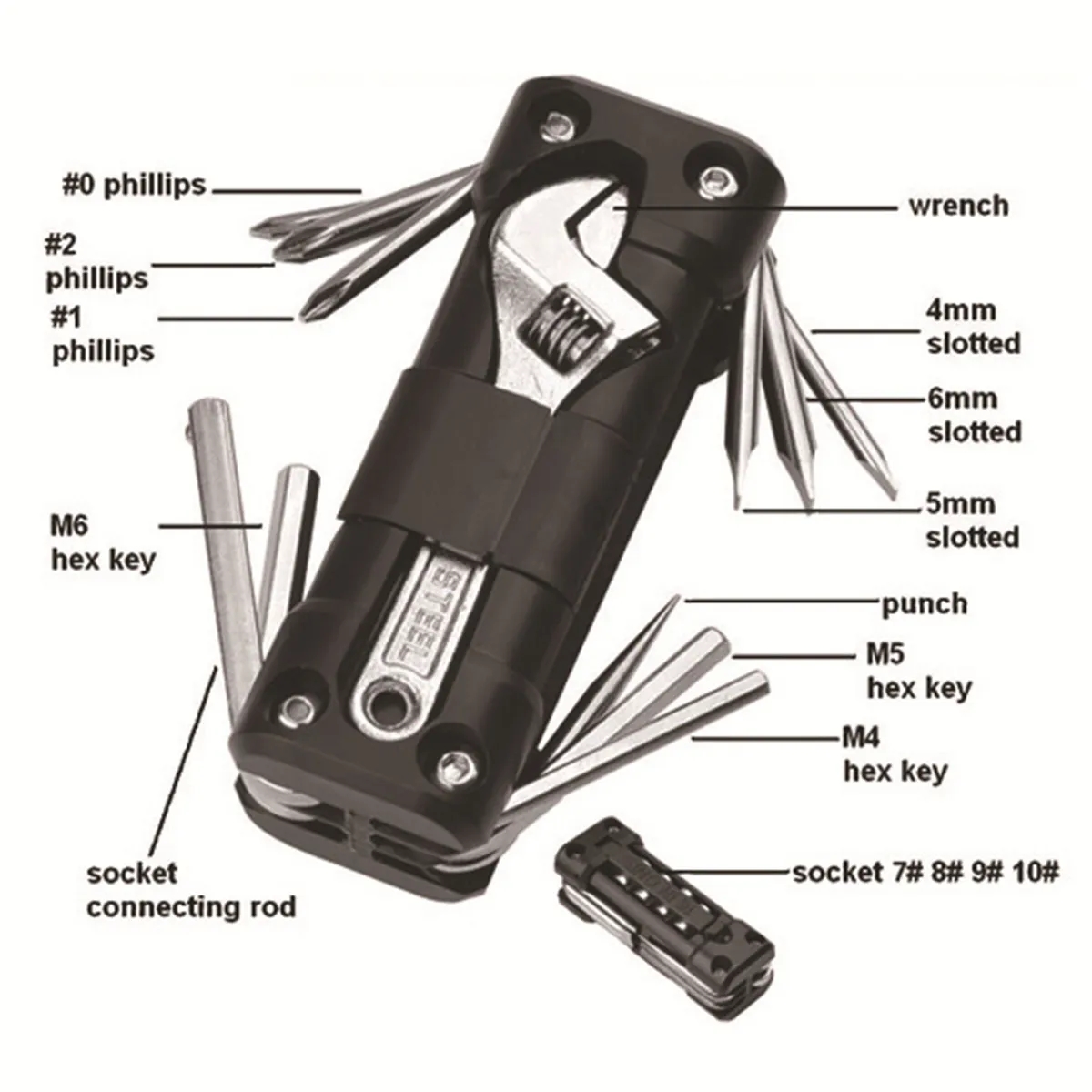 Motorcycle Bike Mechanic Repair Tool Kit 4