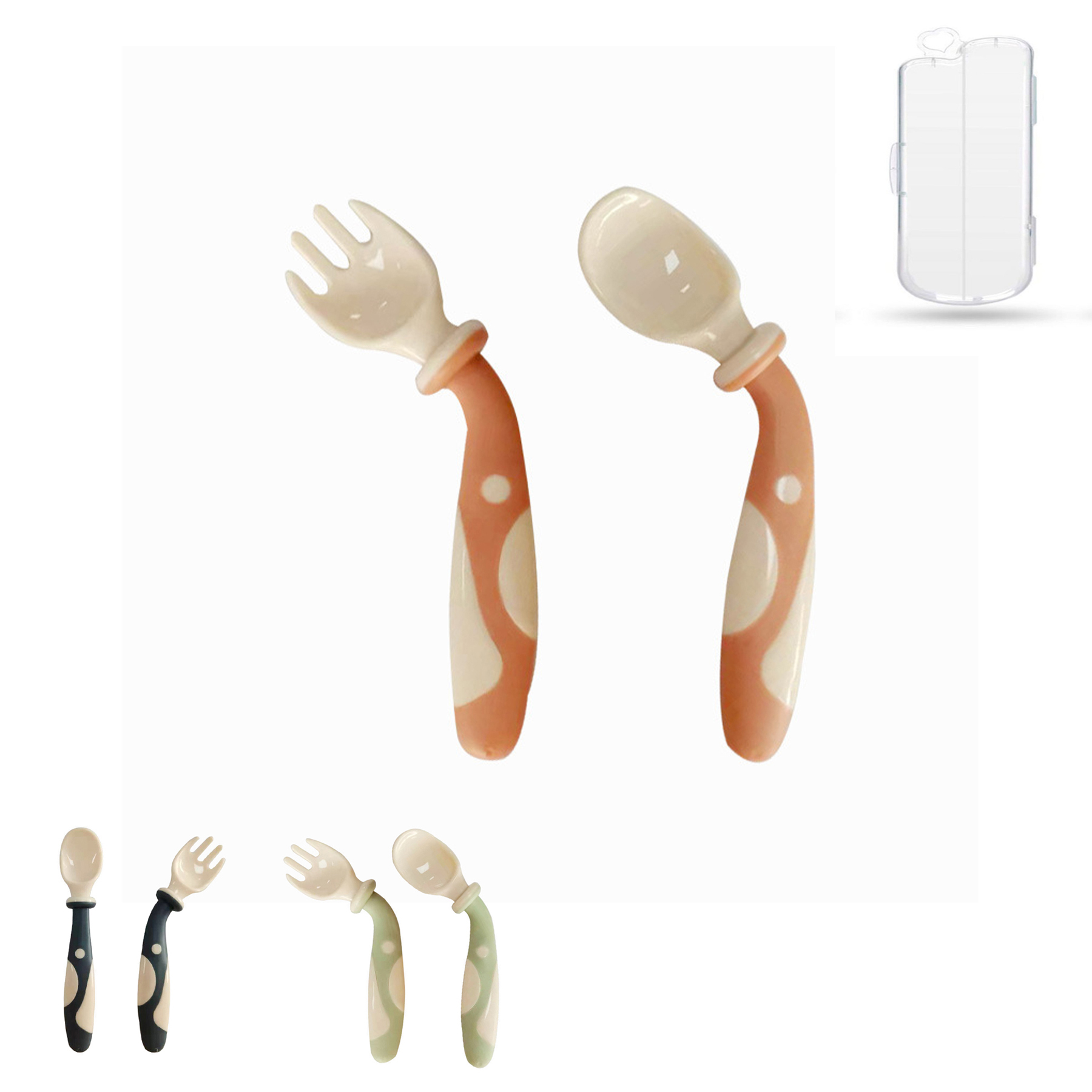 Baby Flexible Spoons and Forks Set 3