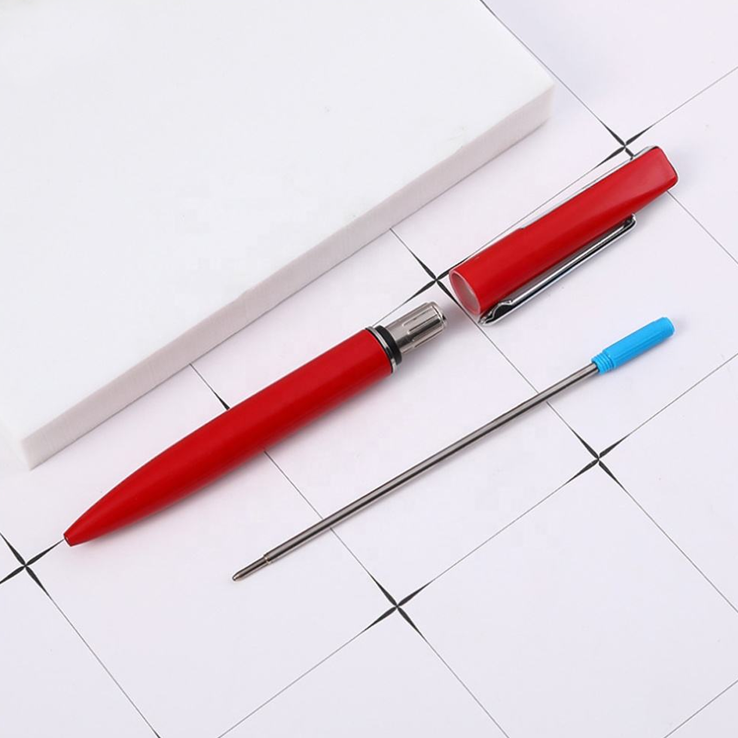 Twist Action Business Plastic Ballpoint Pen 3