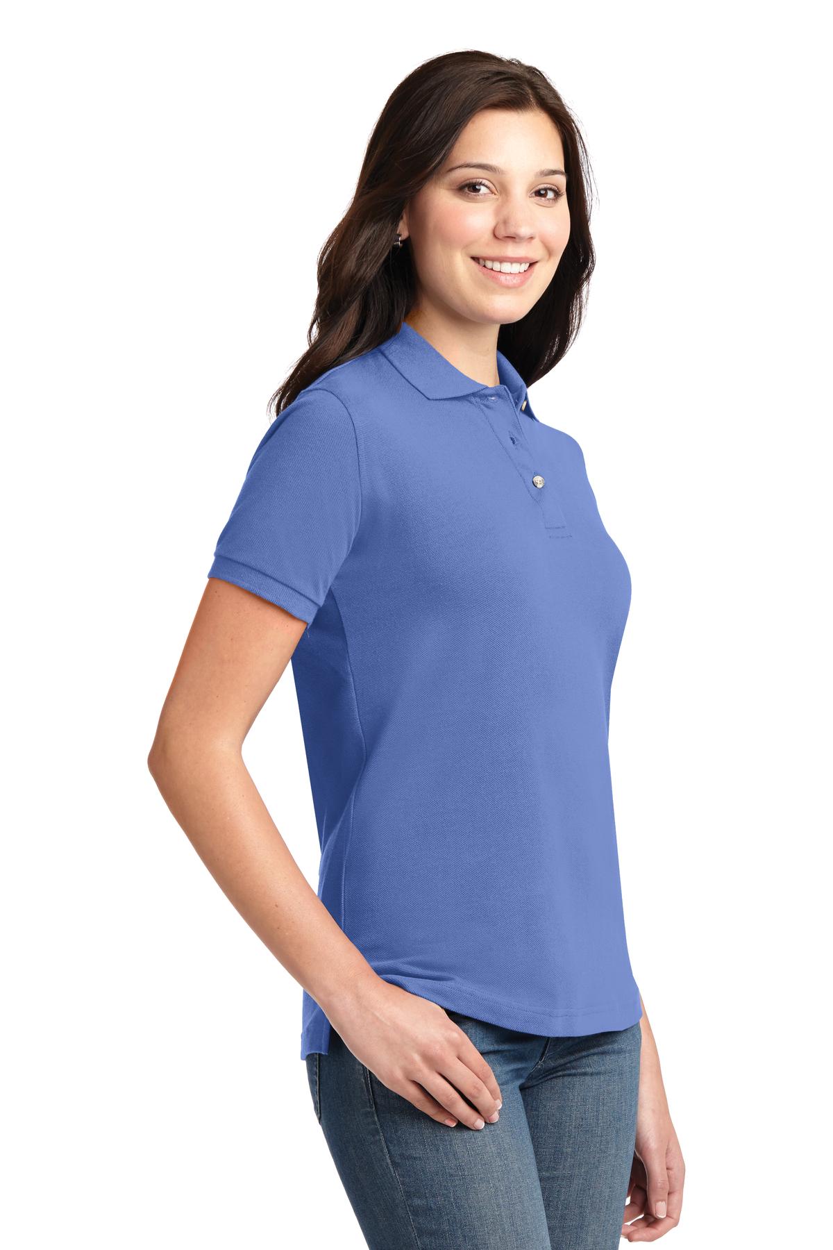 Port Authority Women's Heavyweight Cotton Pique Polo. L420 21