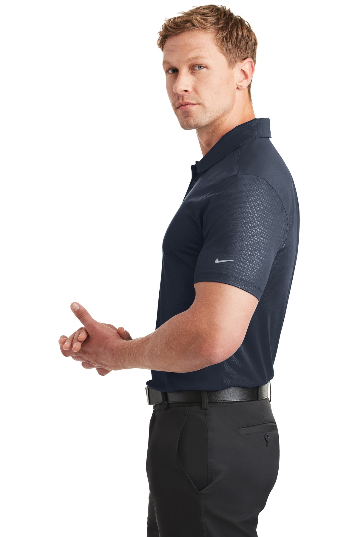 Nike Dri-FIT Embossed Tri-Blade Polo. 838964 21