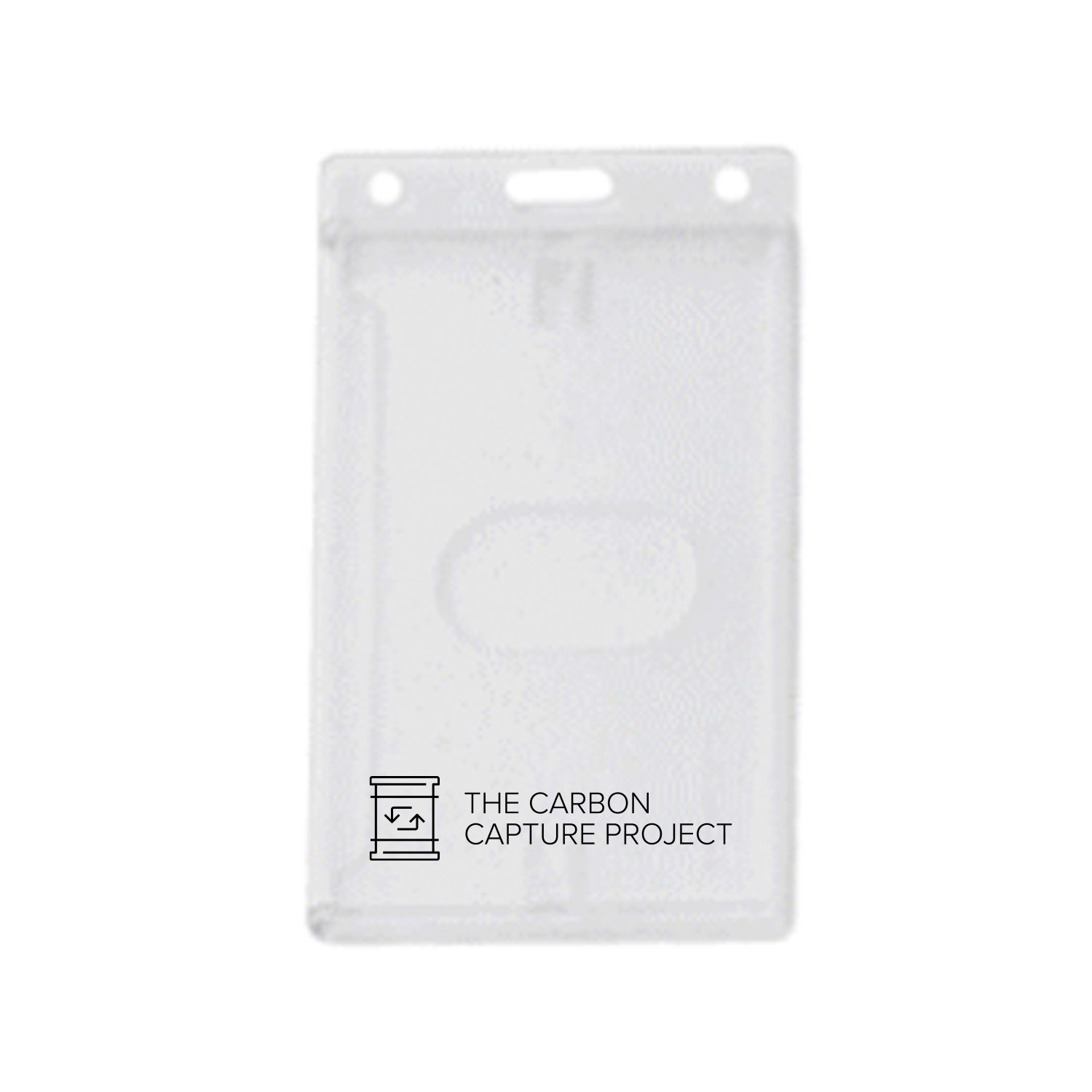 2.18" W x 3.38" H - Vertical Rigid Card Holder (1 Color Imprint) 1