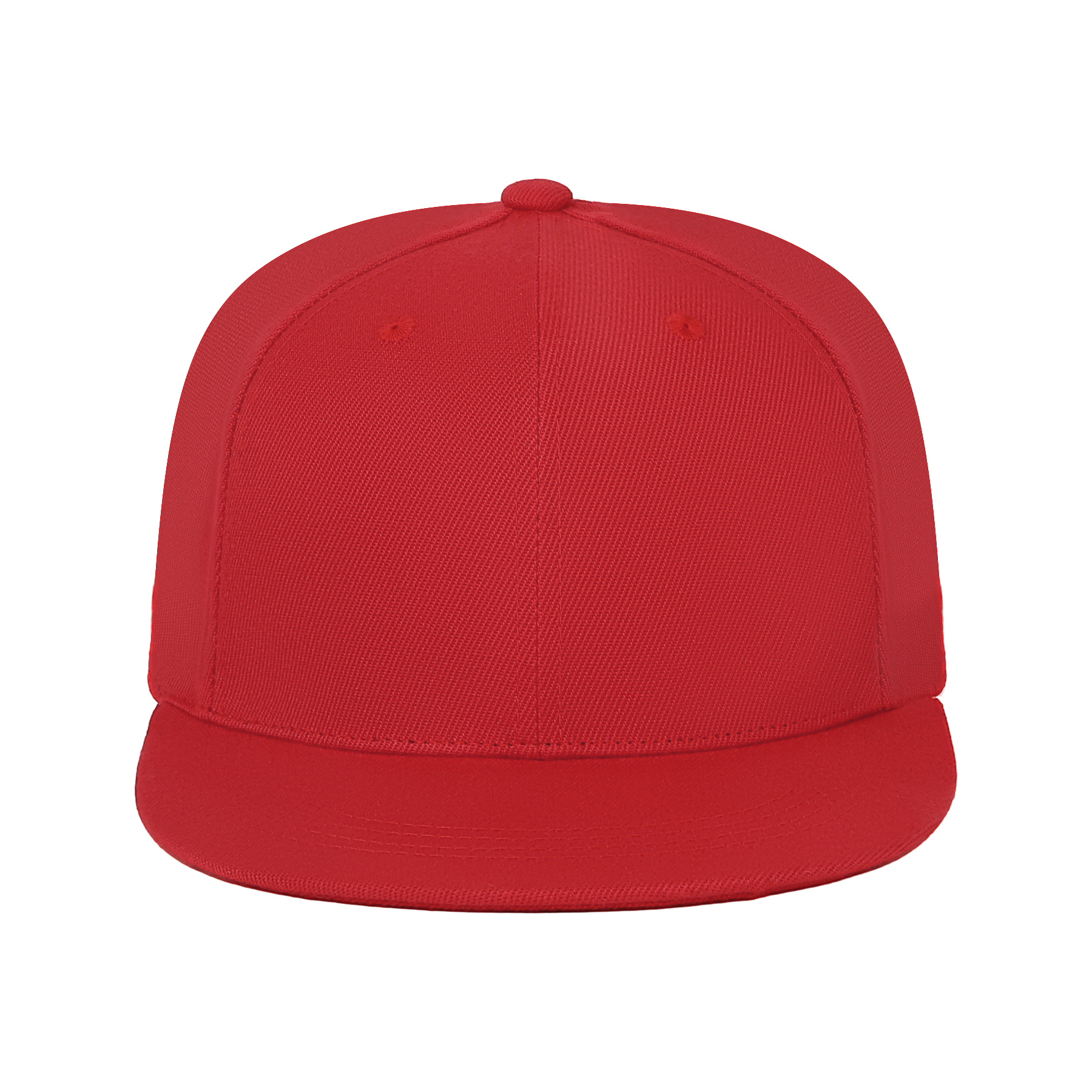 6 Panel Snapback Cap With Flat Bill 2