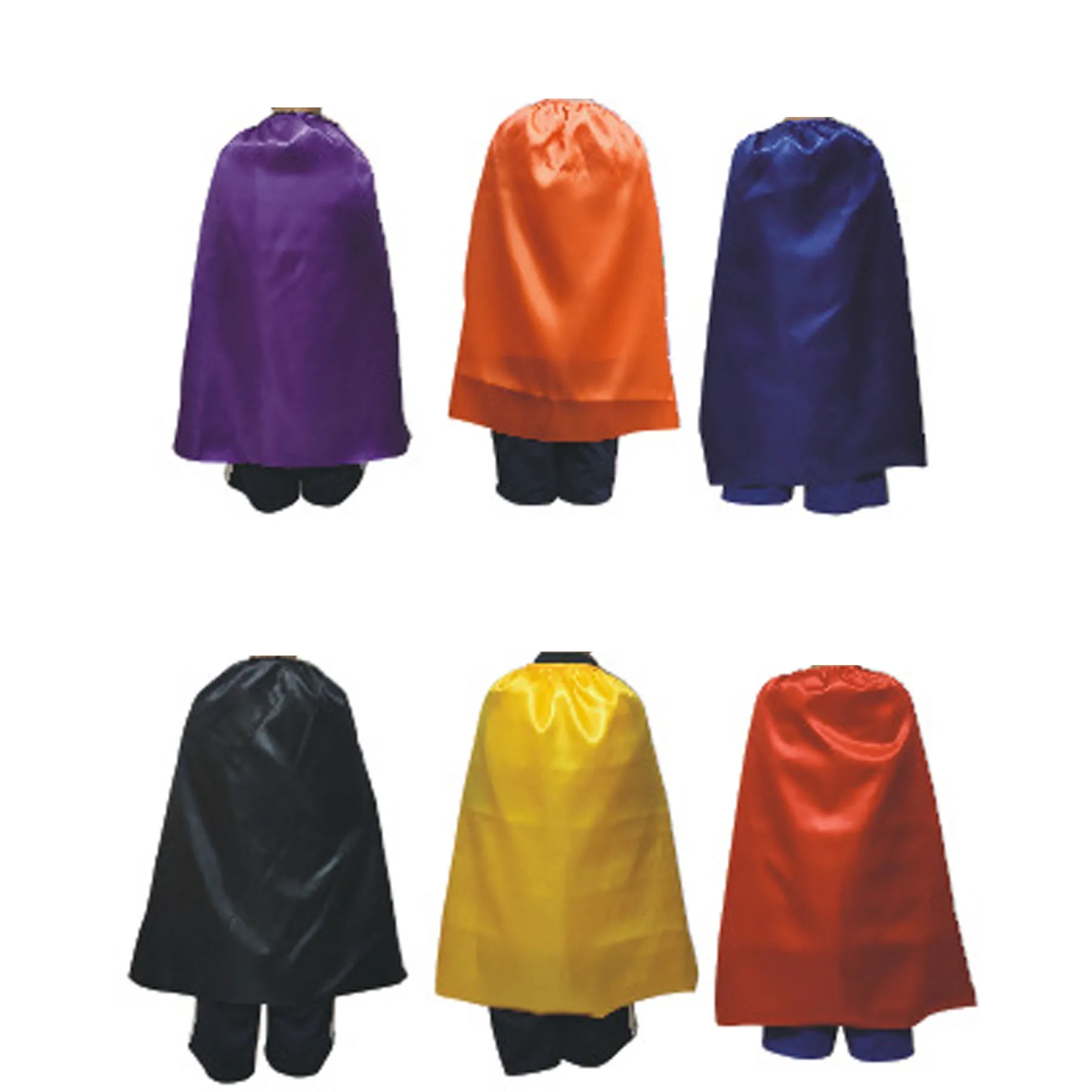 Kids Satin Hero Cape Costume 6