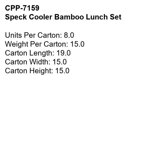 SPECK COOLER BAMBOO LUNCH SET 11
