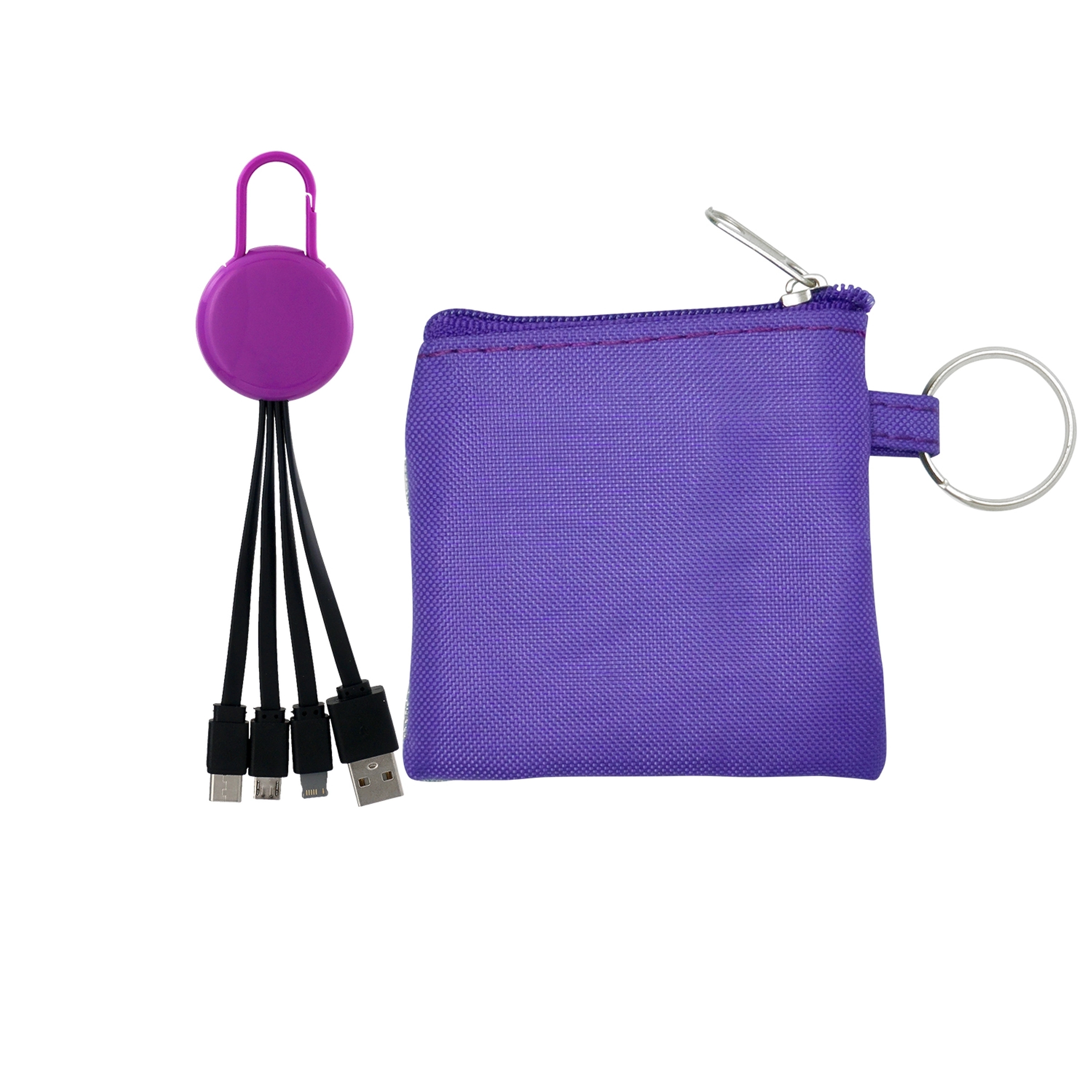 COLORFUL POUCH & CABLE SET 2
