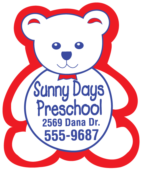 Custom Full Color Die Cut 34 Mil. Magnet 2