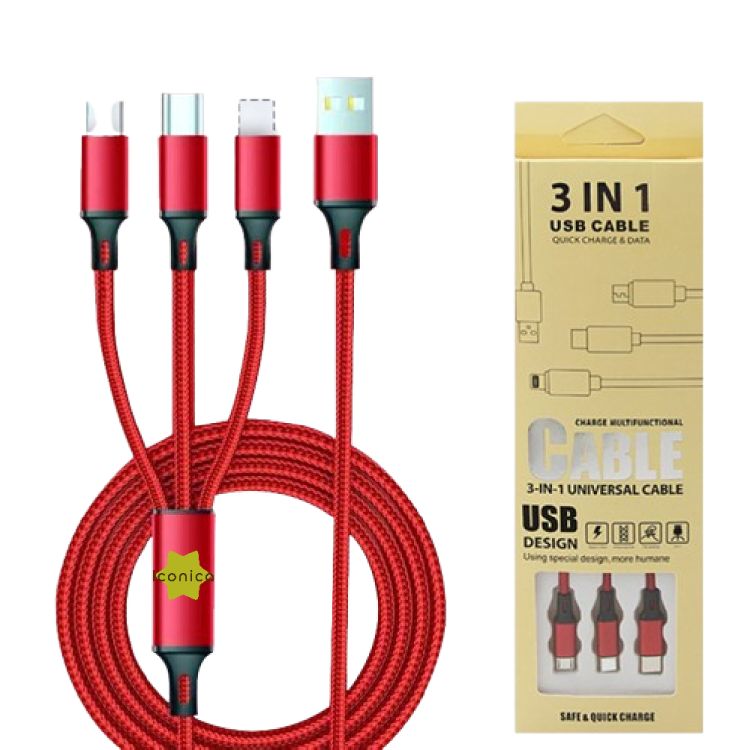 3 in 1 Charging Cable 2