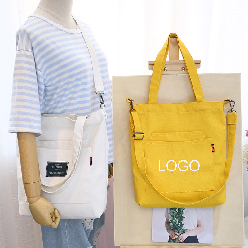 12OZ Polyester Cotton Canvas Crossbody Shoulder Bag 1