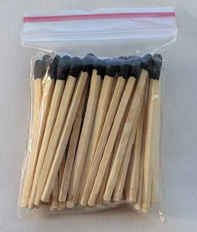 47mm (approx. 2 in.) Bulk Wooden Match Sticks - (approx)50 ct. bags 14