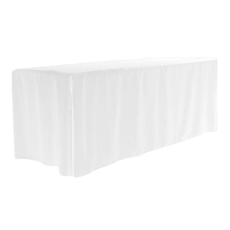 "Omaha Six" 4-Sided Fitted Style Table Covers & Table Throws (One Color Print) / Fits 6 ft Table 26