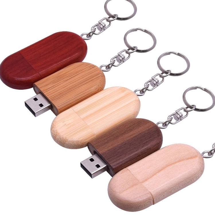 2 GB ellipse wood usb drive 2