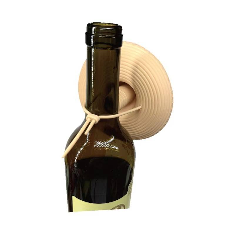 Creative Western Cowboy Straw Hat Wine Stopper 4