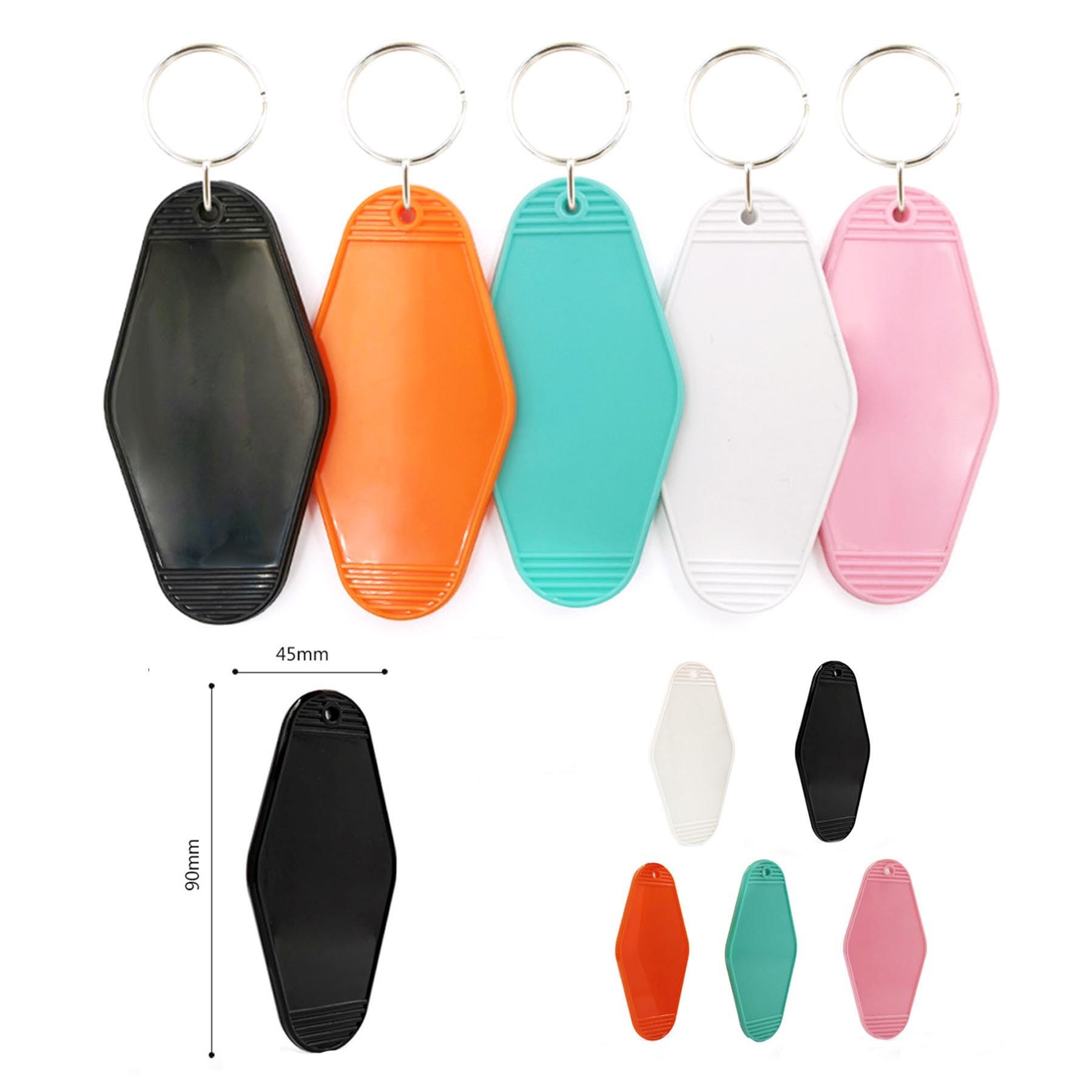Vintage Hotel Keychain Motel Key Tag 2