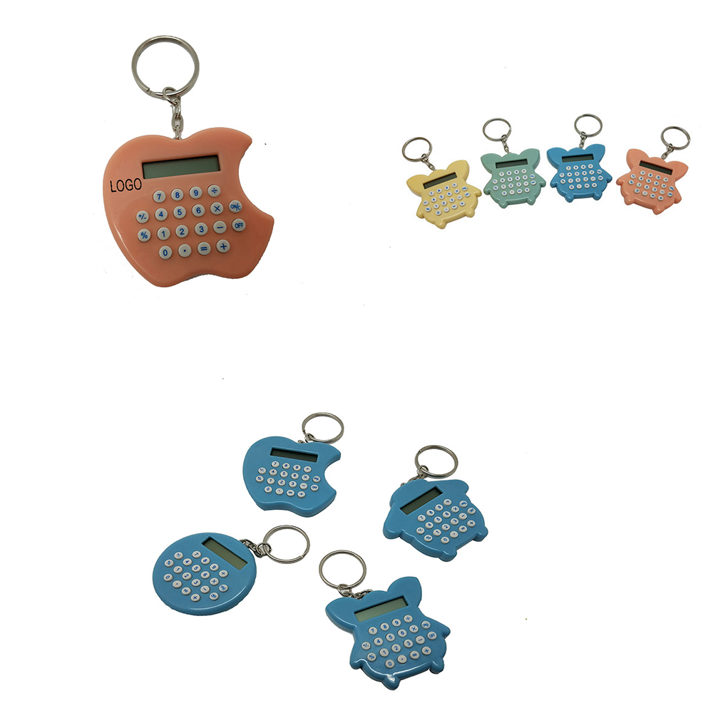 Key Chain with 4 Shapes Mini Calculator 2
