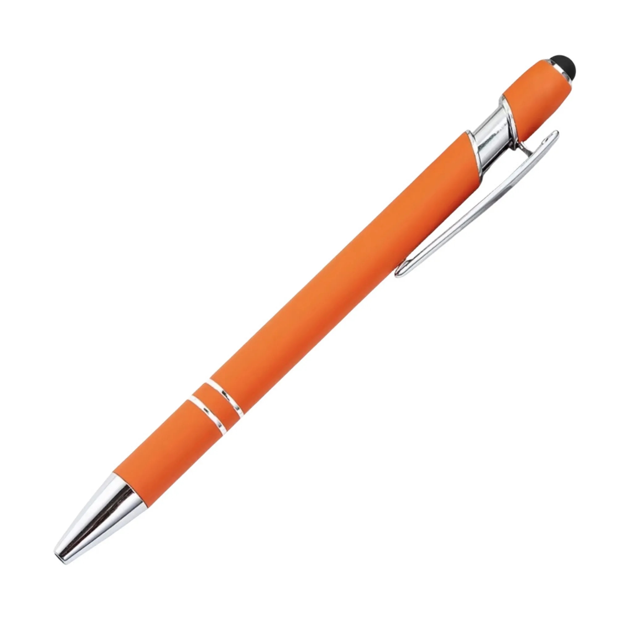 Aluminum Retractable Stylus Ballpoint Pen 24