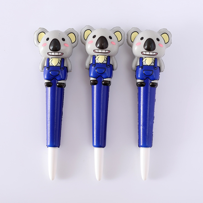 2 in 1 Squishy Bear Ball Pen and Squeeze Toy 6