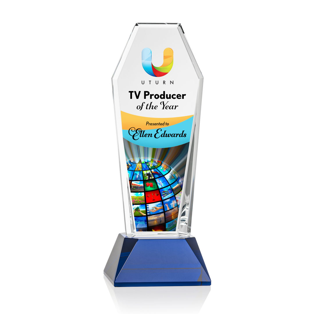 Romford VividPrint™ Award on Base - Blue 2