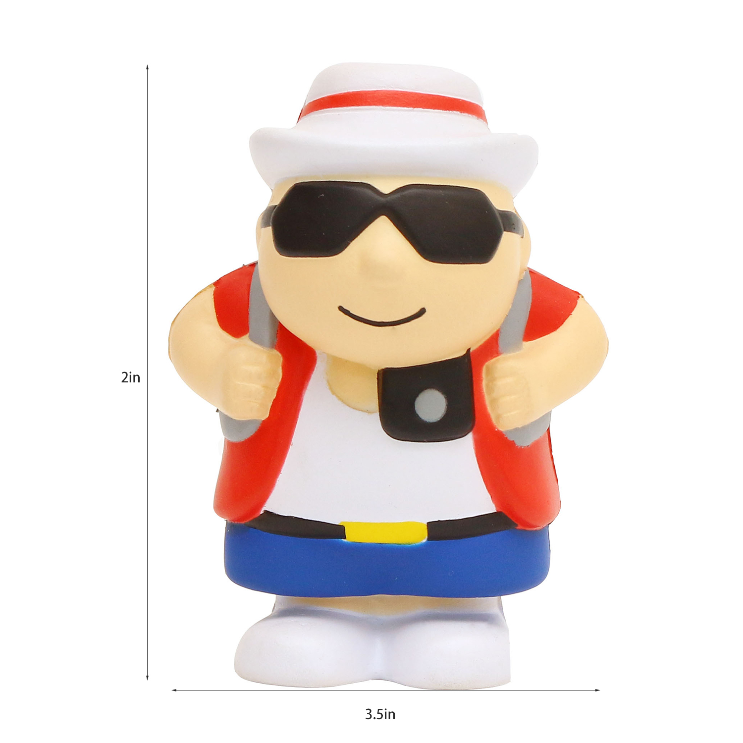 PU Foam Tourist Stress Reliever Toys 3