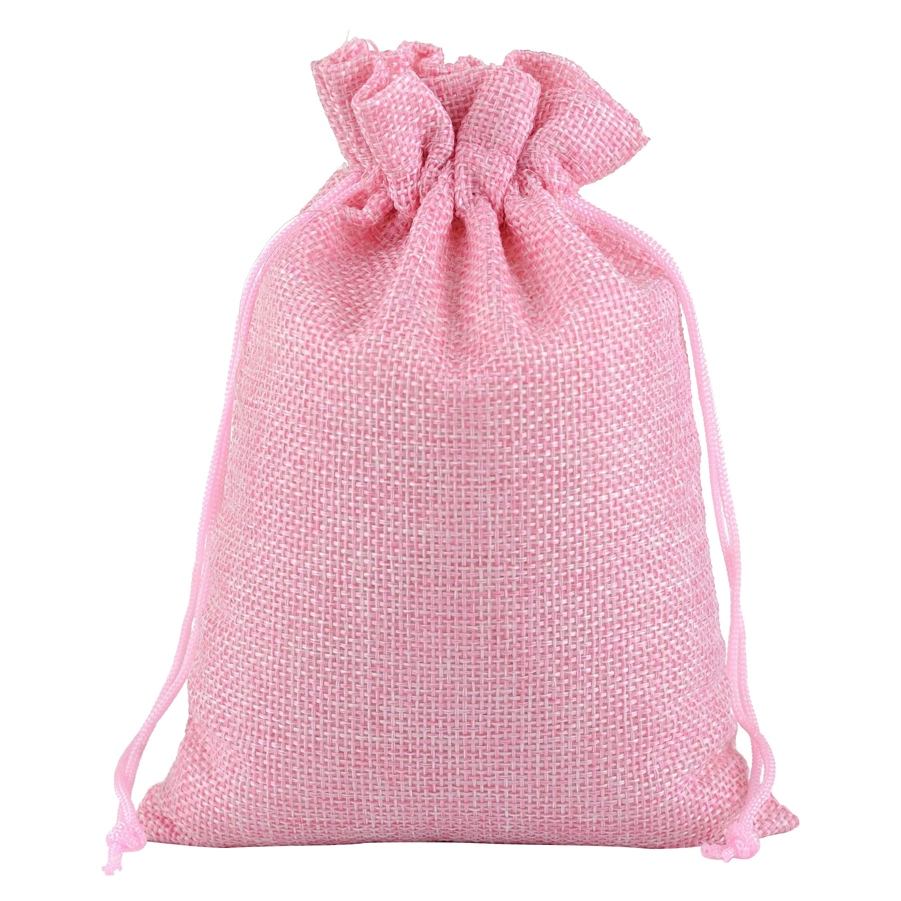 Burlap Drawstring Bag 16