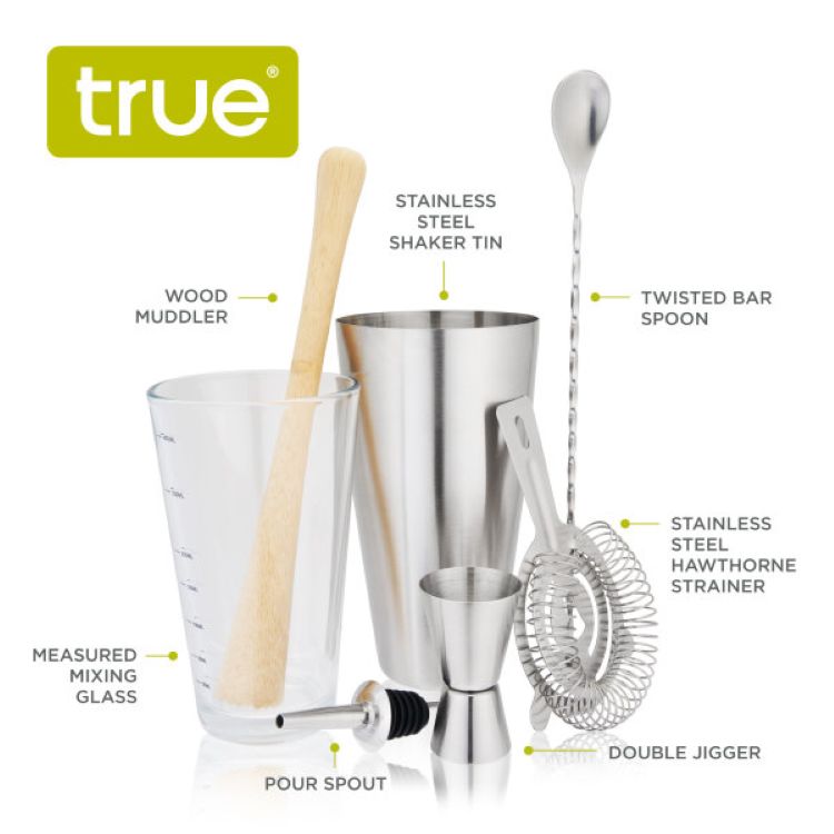 True® 7 Piece Barware Set 4