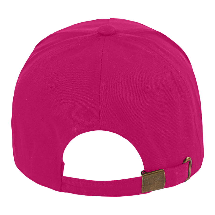 Stock Solid Color Cotton 5-Panel Baseball Cap 65