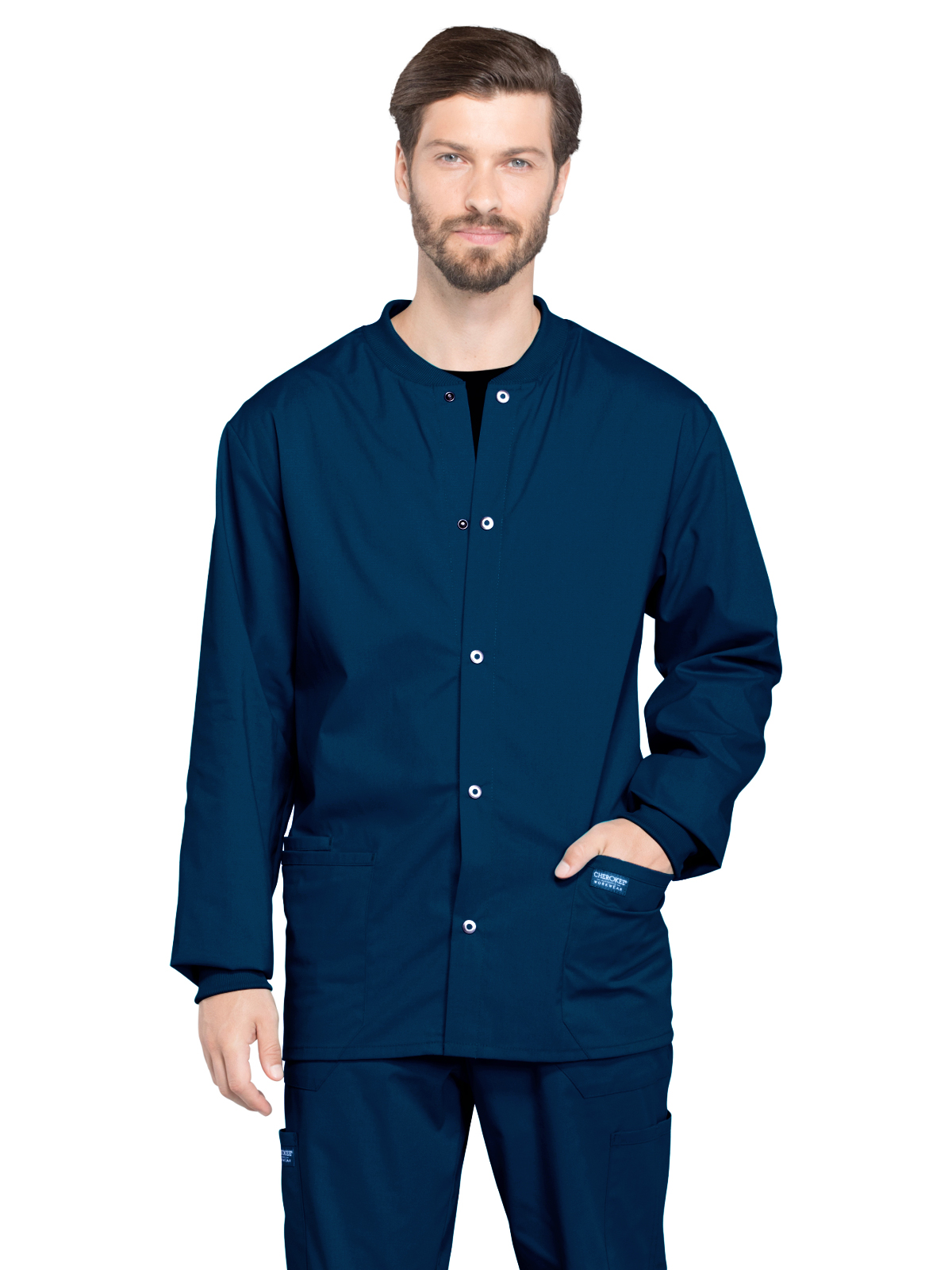 Cherokee - Workwear Professionals - Men's Snap Front Jacket 40