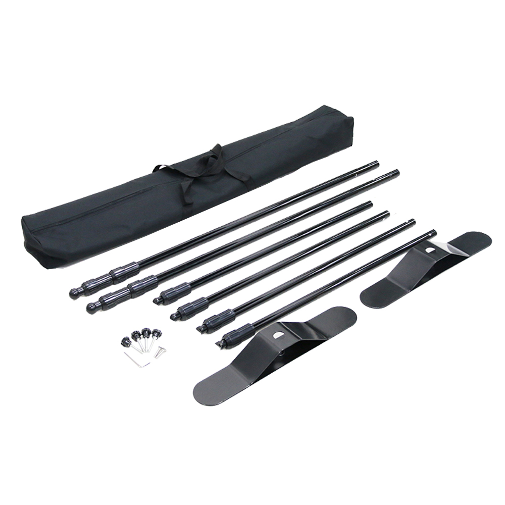 24Hr Express Ship- Tradeshow Booth Package 8' Expanding Display and 6' Sublimated PREMIUM Tablecloth 1