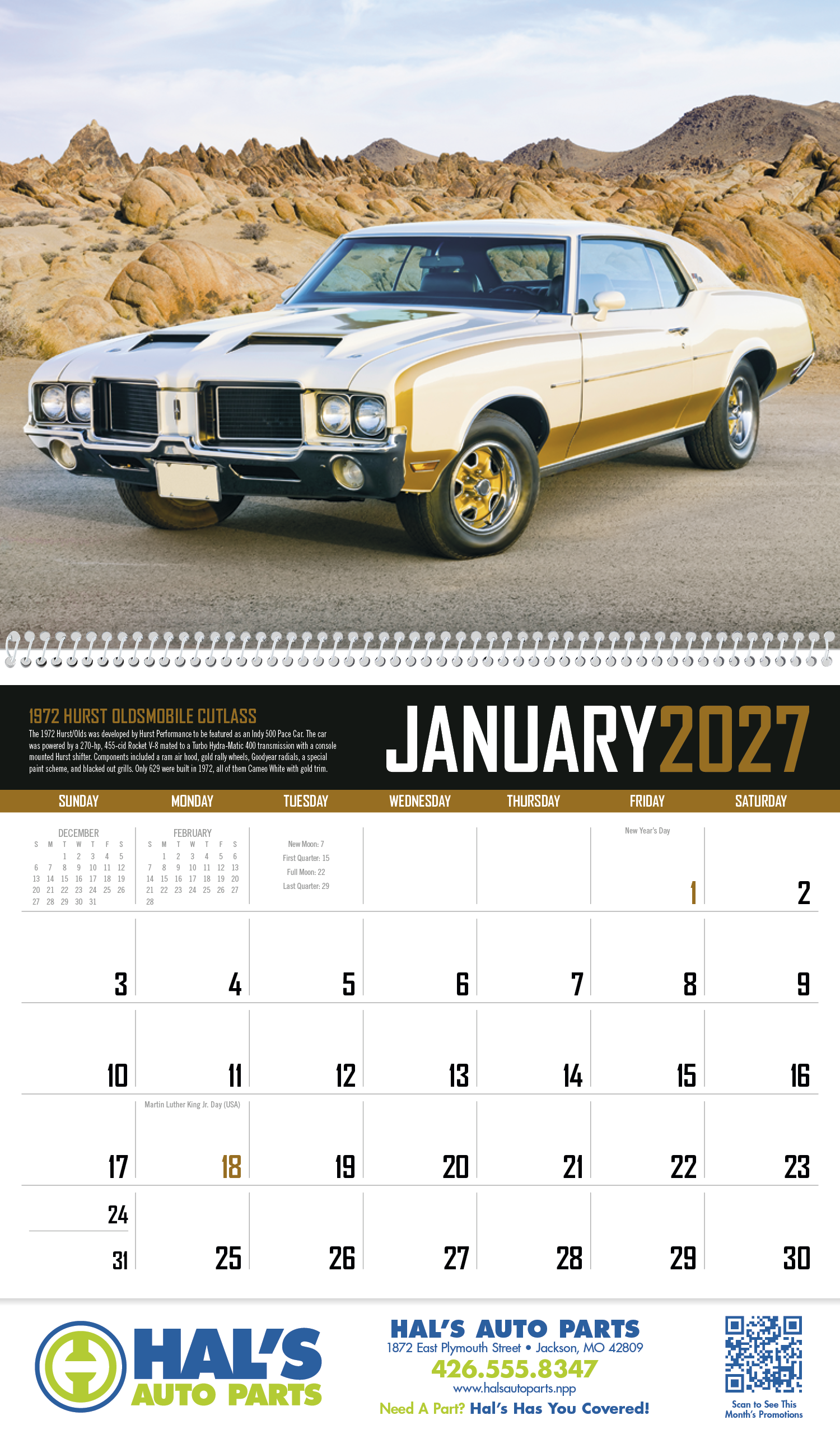 Triumph® Calendars Muscle Cars Calendar 19