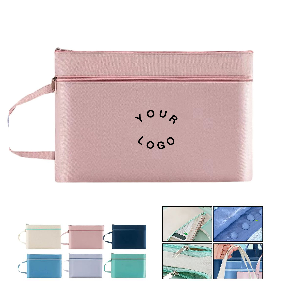 Durable Document Pouch 9.65x13.19 Inches 2