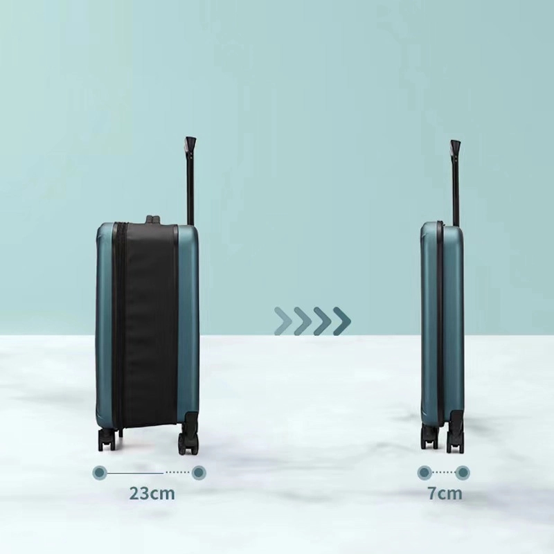 Foldable Suitcase Luggage With Wheels Rolling 6