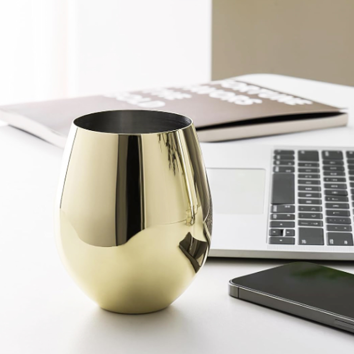 17Oz. Stainless Steel Stemless Wine & Beverage Tumbler 1