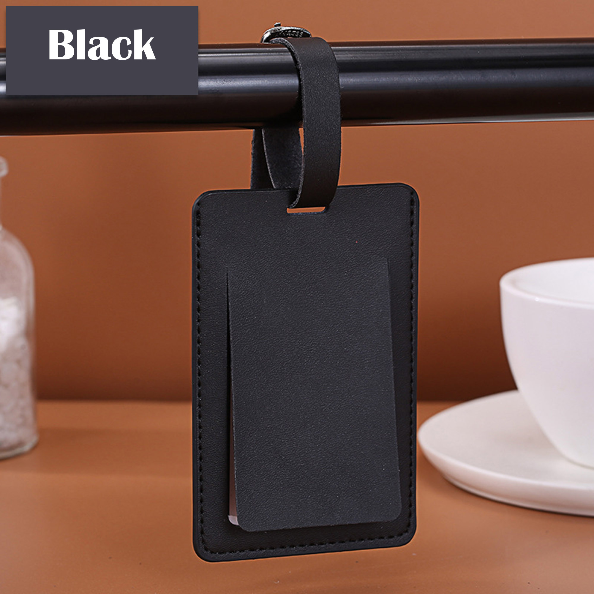 Quality PU Leather Luggage Tags 8