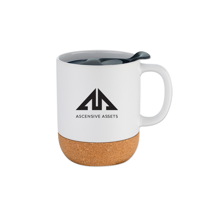 12 Oz. Mug and Cork Base and Lid 2