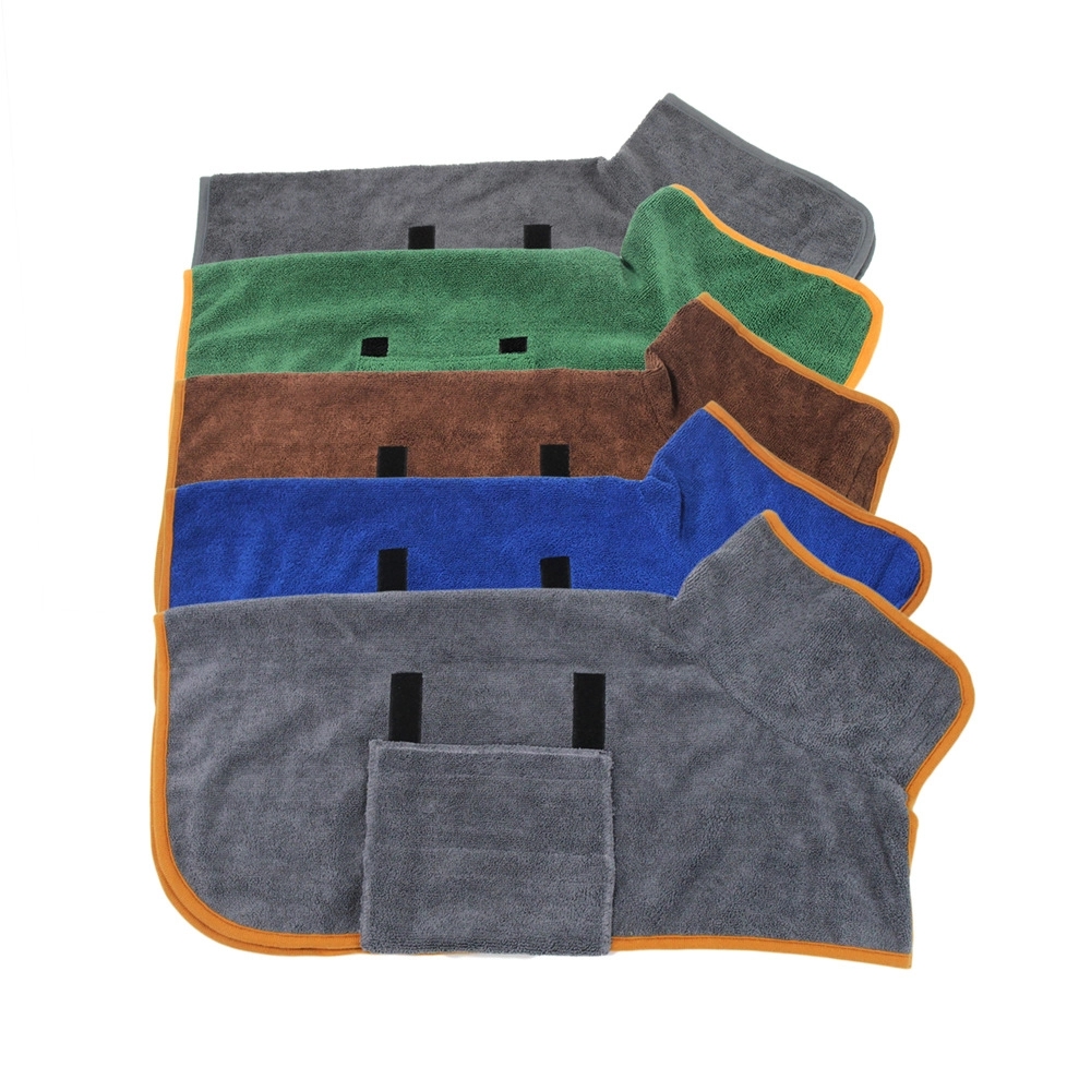 Adjustable Dog Drying Bathrobe 6