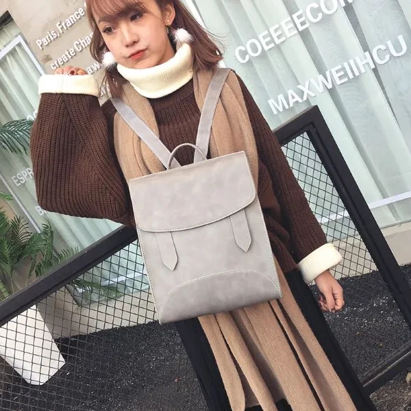 Stylish Women's Leather Backpack 4