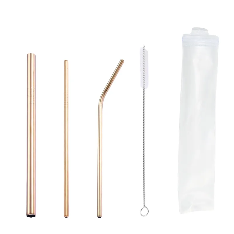 Reusable Stainless Steel Metal Straws 4