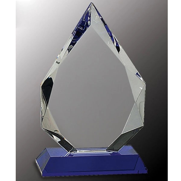 Prism Pointed Peak Crystal Award 5