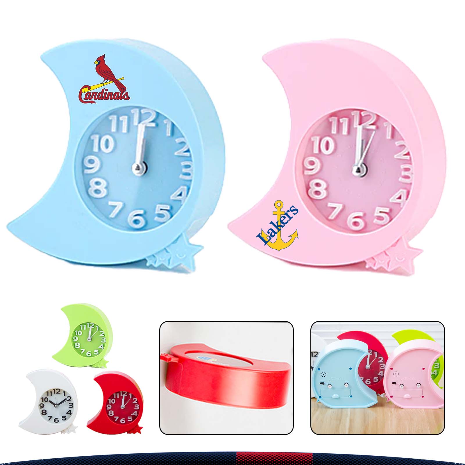 Moon Mute Alarm Clock 6