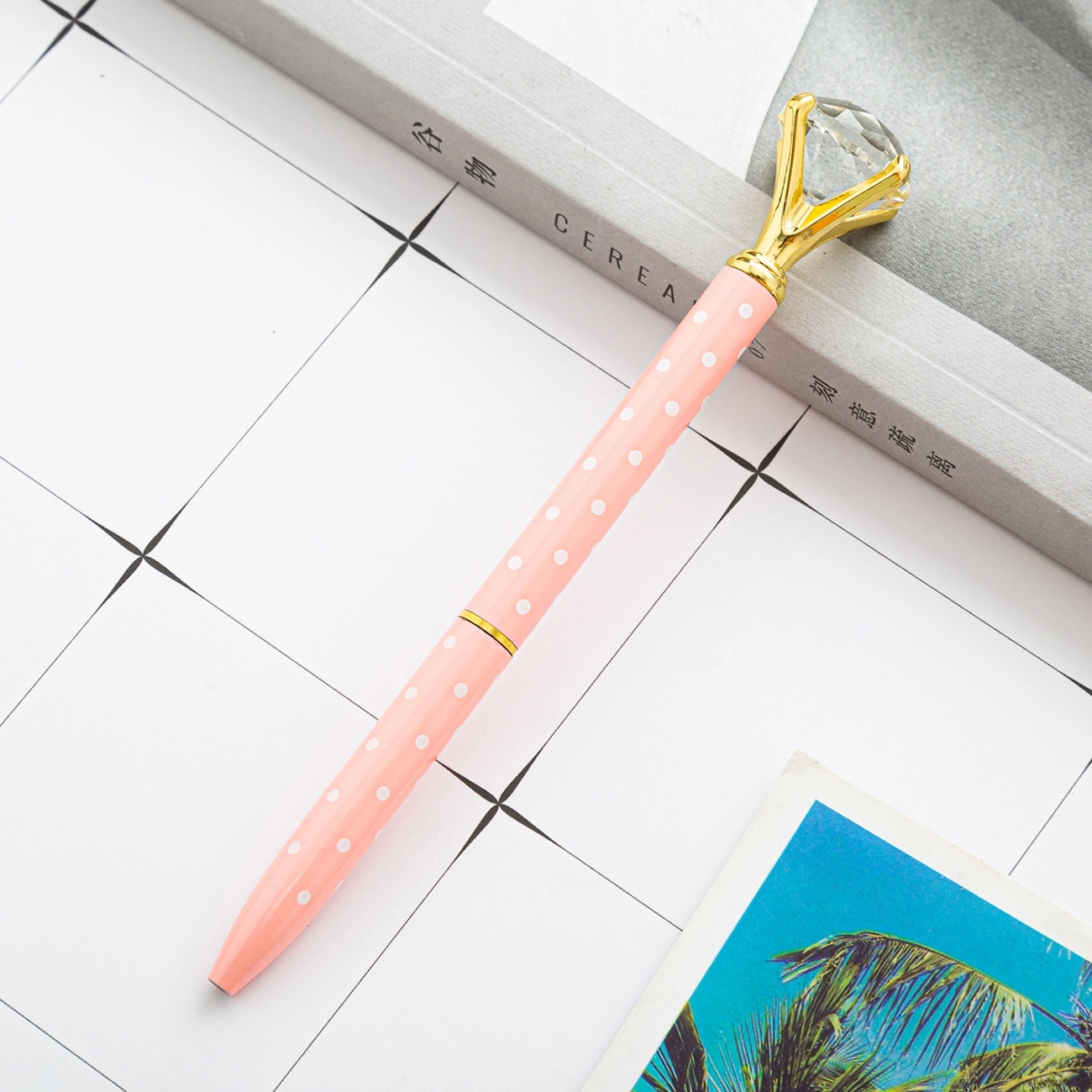 Crystal Metal Ballpoint Pen 62