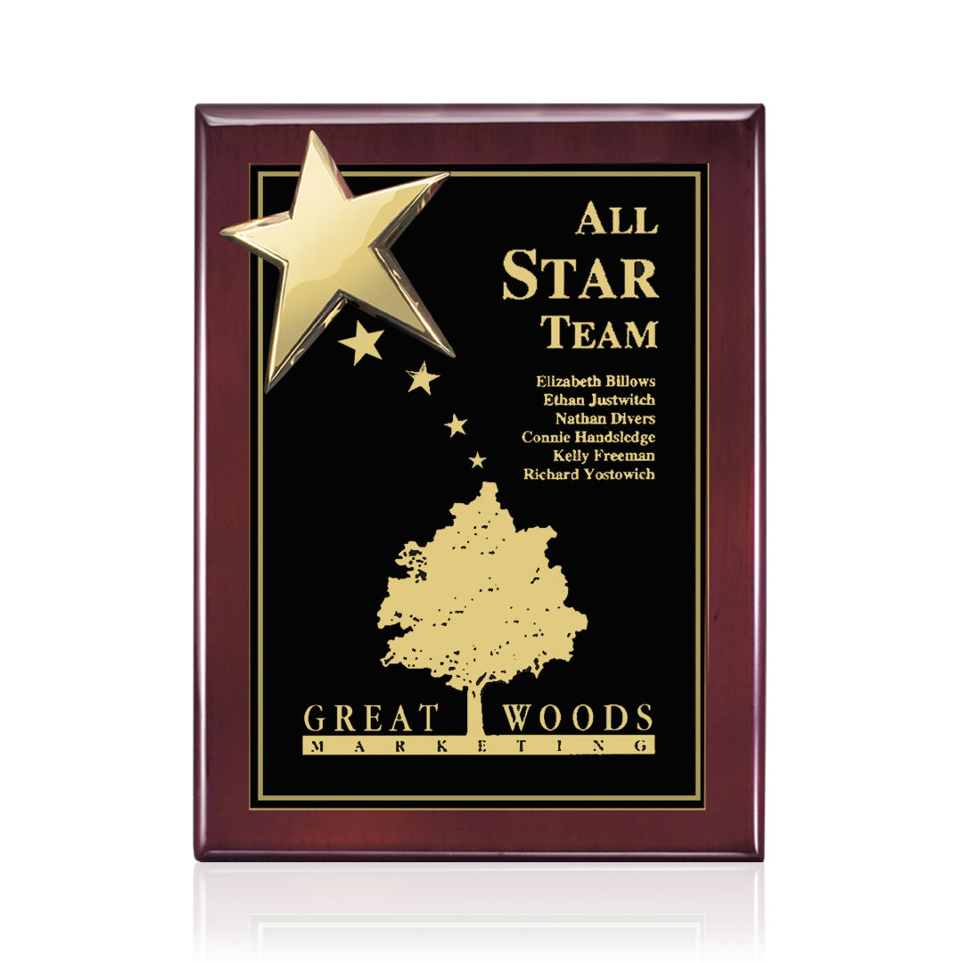 Rising Star - Rosewood/Gold 3
