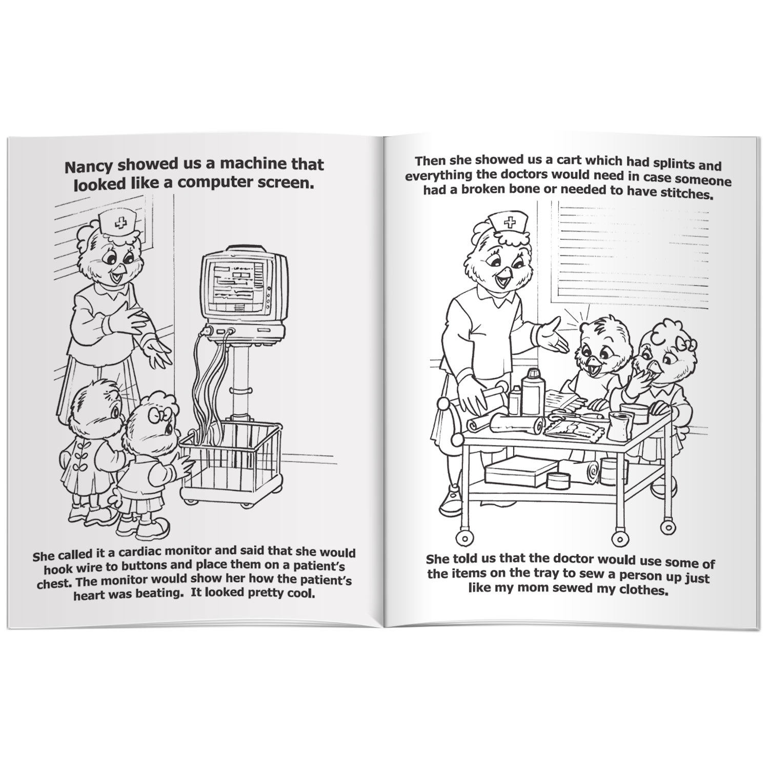 Combo Pack - CB1034 Coloring Book & 4-Pack of Crayons (Imprinted) in a Poly Bag 4